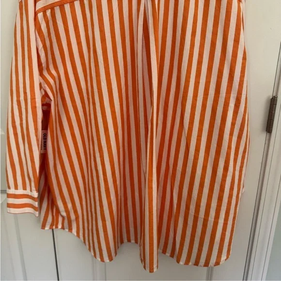 Old Navy Striped "The Boyfriend" Shirt - Picture 8 of 12